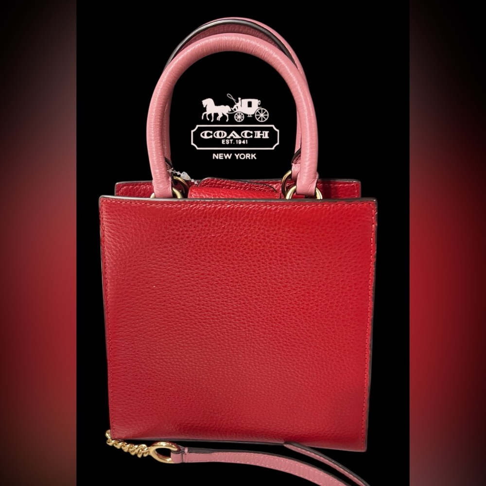 Coach Mini Pepper Crossbody bag in a colorblock design. 
Style #: C6994 NWOT - Picture 3 of 12